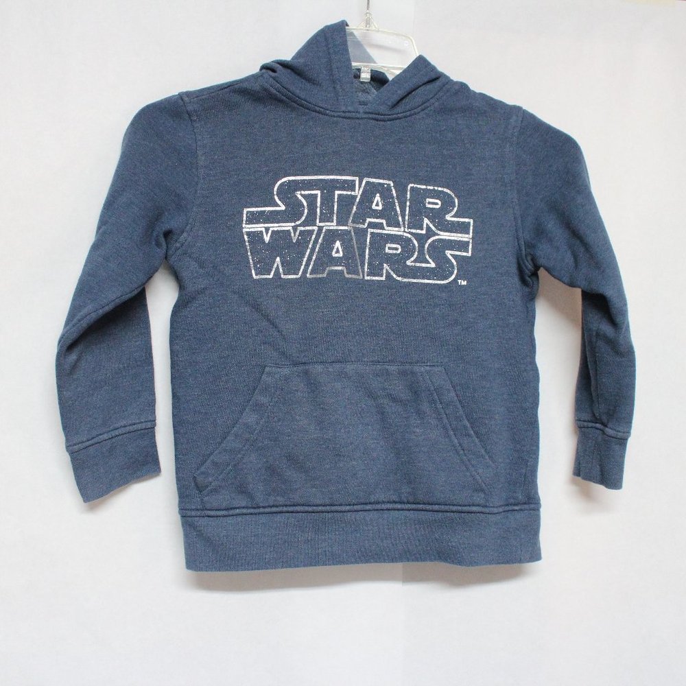 Star Wars Blue Small Long Sleeve Hoodie with Front Pocket